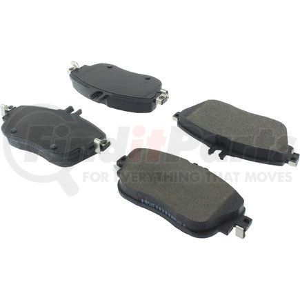 104.16940 by CENTRIC - Posi Quiet Semi-Metallic Brake Pads with Hardware