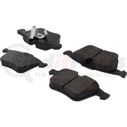 104.17510 by CENTRIC - Posi Quiet Semi-Metallic Brake Pads with Hardware