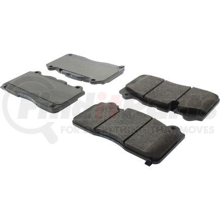 104.18350 by CENTRIC - Posi Quiet Semi-Metallic Brake Pads with Hardware