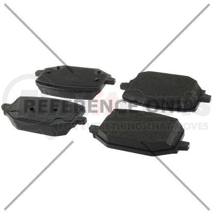 104.61241 by CENTRIC - Posi Quiet Semi-Metallic Brake Pads