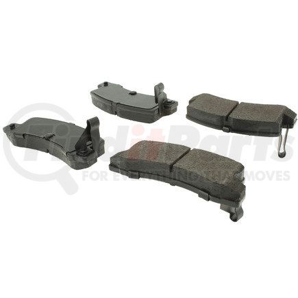 Centric 105.03520 Disc Brake Pad Set Posi Quiet Ceramic Brake Pads with Shims and Hardware