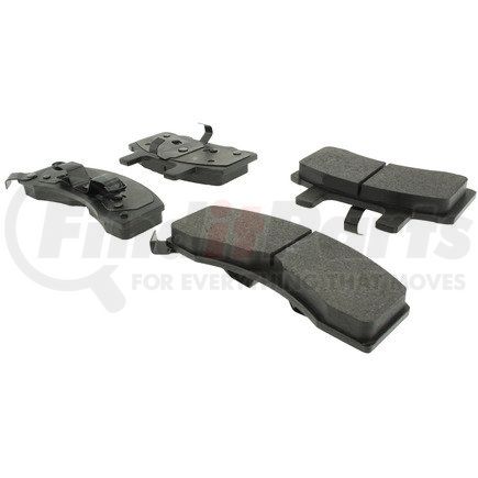 105.03700 by CENTRIC - Posi Quiet Ceramic Brake Pads with Shims and Hardware