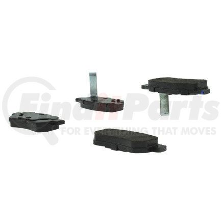 Centric 105.03741 Disc Brake Pad Set Posi Quiet Ceramic Brake Pads with Shims and Hardware