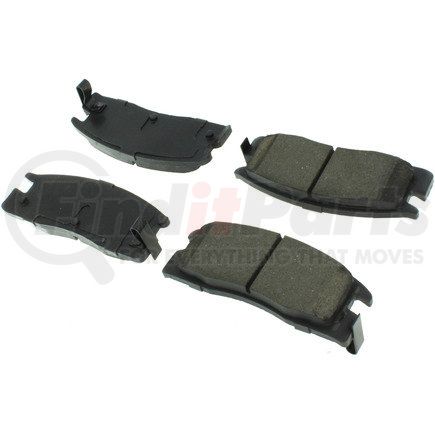 105.03980 by CENTRIC - Posi Quiet Ceramic Brake Pads with Shims and Hardware