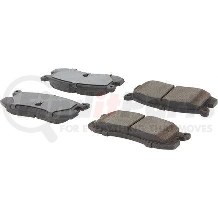 Centric 105.04000 Disc Brake Pad Set Posi Quiet Ceramic Brake Pads with Shims and Hardware