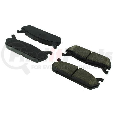 105.04580 by CENTRIC - Posi Quiet Ceramic Brake Pads with Shims and Hardware