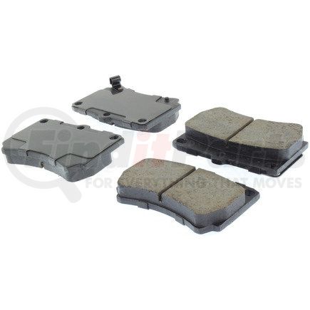 105.04660 by CENTRIC - Posi Quiet Ceramic Brake Pads with Shims and Hardware