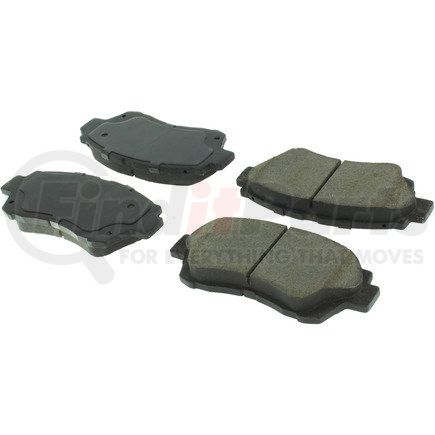 105.04760 by CENTRIC - Posi Quiet Ceramic Brake Pads with Shims and Hardware