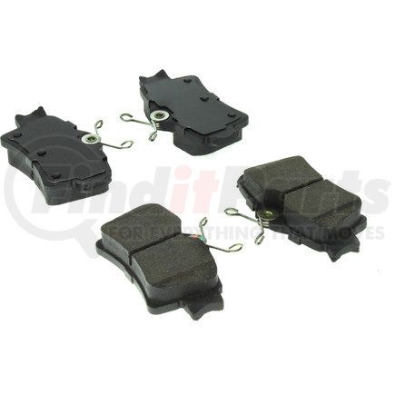 105.0627 by CENTRIC - Posi Quiet Ceramic Brake Pads with Shims and Hardware