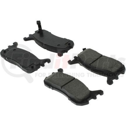 105.06360 by CENTRIC - Posi Quiet Ceramic Brake Pads with Shims and Hardware