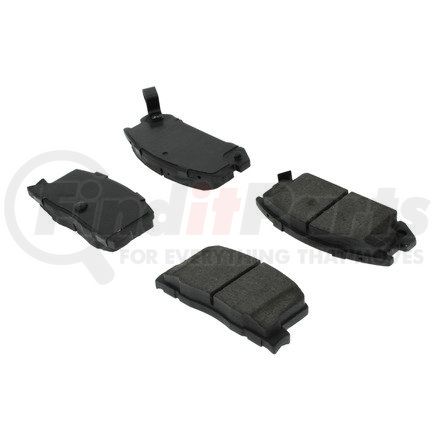 Centric 105.06570 Disc Brake Pad Set Posi Quiet Ceramic Brake Pads with Shims and Hardware