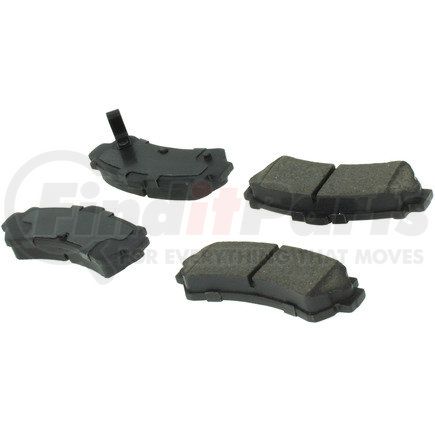 105.06690 by CENTRIC - Posi Quiet Ceramic Brake Pads with Shims and Hardware