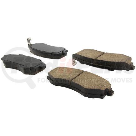 105.07002 by CENTRIC - Posi Quiet Ceramic Brake Pads with Shims and Hardware