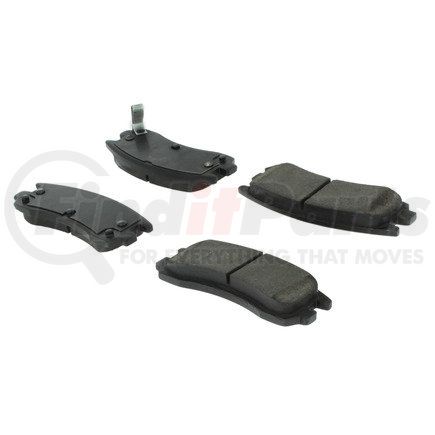 Centric 105.07140 Disc Brake Pad Set Posi Quiet Ceramic Brake Pads with Shims and Hardware