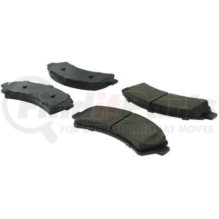 105.07260 by CENTRIC - Posi Quiet Ceramic Brake Pads with Shims and Hardware