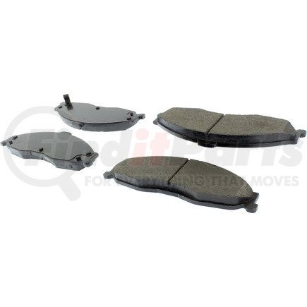 105.07490 by CENTRIC - Posi Quiet Ceramic Brake Pads with Shims and Hardware