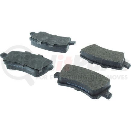 104.13070 by CENTRIC - Posi Quiet Semi-Metallic Brake Pads with Hardware