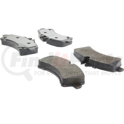 104.13180 by CENTRIC - Posi Quiet Semi-Metallic Brake Pads with Hardware