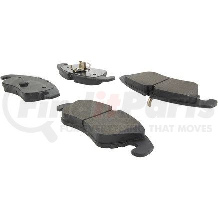 104.13220 by CENTRIC - Posi Quiet Semi-Metallic Brake Pads with Hardware