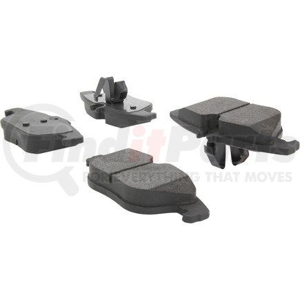 104.13411 by CENTRIC - Posi Quiet Semi-Metallic Brake Pads with Hardware