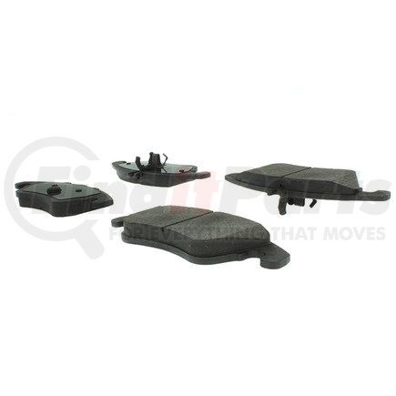 104.13420 by CENTRIC - Posi Quiet Semi-Metallic Brake Pads with Hardware