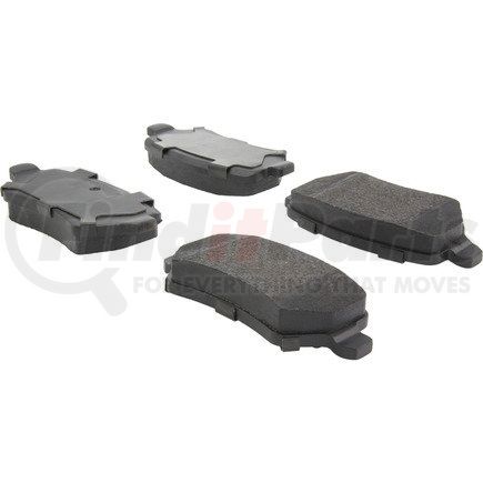 104.13620 by CENTRIC - Posi Quiet Semi-Metallic Brake Pads with Hardware