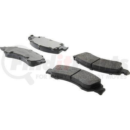 104.13630 by CENTRIC - Posi Quiet Semi-Metallic Brake Pads with Hardware