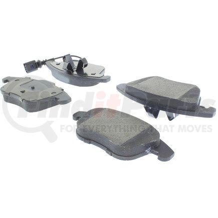 104.13750 by CENTRIC - Posi Quiet Semi-Metallic Brake Pads with Hardware