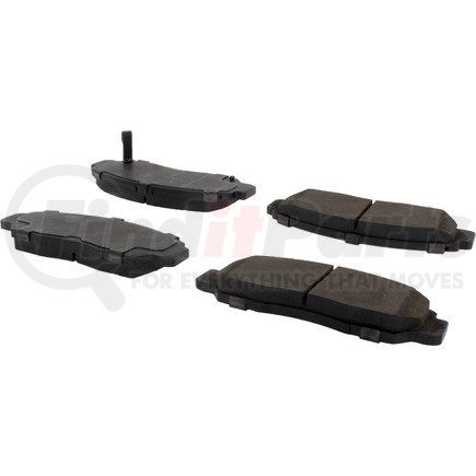 105.16080 by CENTRIC - Posi Quiet Ceramic Brake Pads with Shims and Hardware