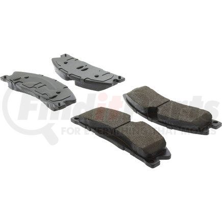 105.16110 by CENTRIC - Posi Quiet Ceramic Brake Pads with Shims and Hardware
