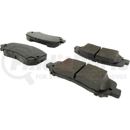 105.16402 by CENTRIC - Posi Quiet Ceramic Brake Pads with Shims and Hardware