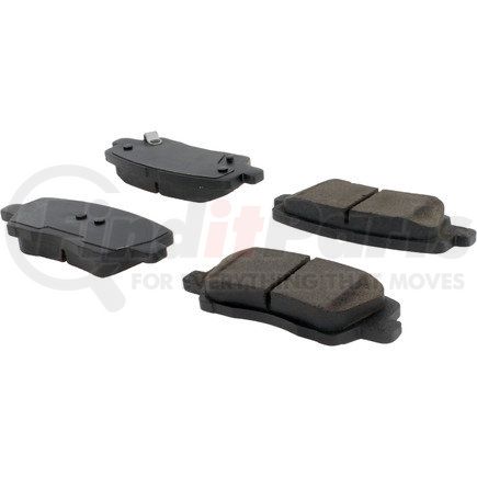 105.16590 by CENTRIC - Posi Quiet Ceramic Brake Pads with Shims and Hardware