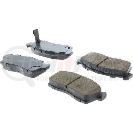 105.16580 by CENTRIC - Posi Quiet Ceramic Brake Pads with Shims and Hardware