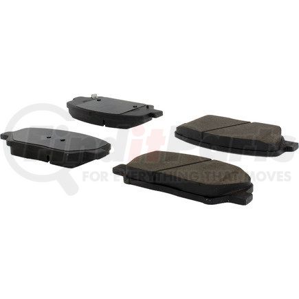 105.1675 by CENTRIC - Posi Quiet Ceramic Brake Pads with Shims and Hardware