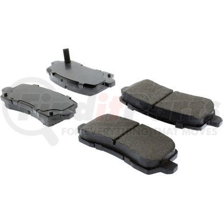 105.16980 by CENTRIC - Posi Quiet Ceramic Brake Pads with Shims and Hardware