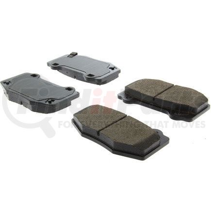 105.17180 by CENTRIC - Posi Quiet Ceramic Brake Pads with Shims and Hardware