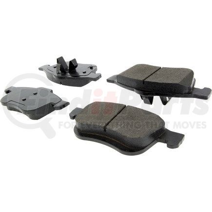 105.17210 by CENTRIC - Posi Quiet Ceramic Brake Pads with Shims and Hardware