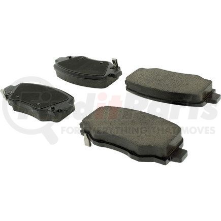 105.17340 by CENTRIC - Posi Quiet Ceramic Brake Pads with Hardware