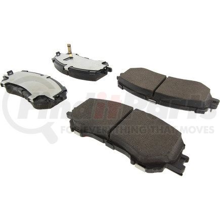 105.17370 by CENTRIC - Posi Quiet Ceramic Brake Pads with Shims and Hardware