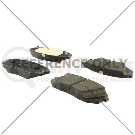 105.18030 by CENTRIC - Posi Quiet Ceramic Brake Pads with Hardware