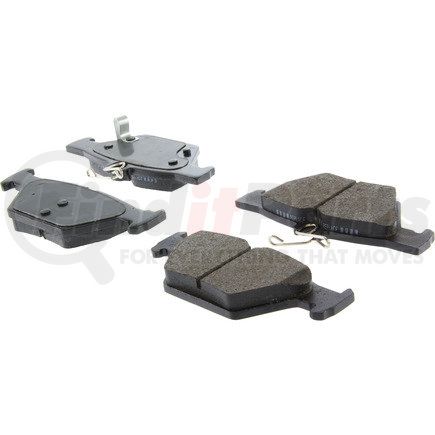 Centric 105.18080 Disc Brake Pad Set Posi Quiet Ceramic Brake Pads with Shims and Hardware