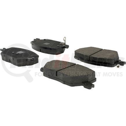 105.18110 by CENTRIC - Posi Quiet Ceramic Brake Pads with Shims and Hardware