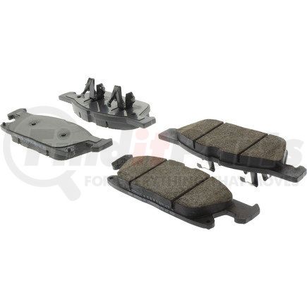 105.18180 by CENTRIC - Posi Quiet Ceramic Brake Pads with Shims and Hardware