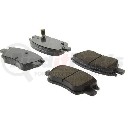 105.18440 by CENTRIC - Posi Quiet Ceramic Brake Pads with Shims and Hardware