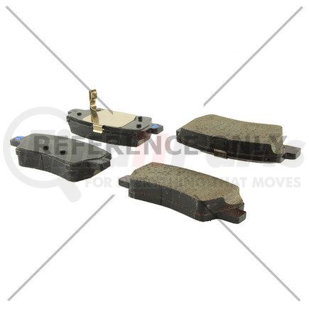 105.18480 by CENTRIC - Posi Quiet Ceramic Brake Pads with Shims