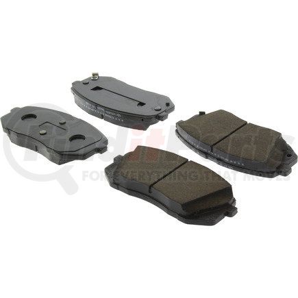 105.18550 by CENTRIC - Posi Quiet Ceramic Brake Pads with Shims