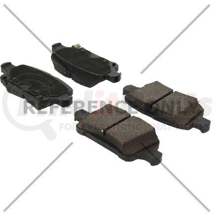 105.18570 by CENTRIC - Posi Quiet Ceramic Brake Pads with Shims and Hardware