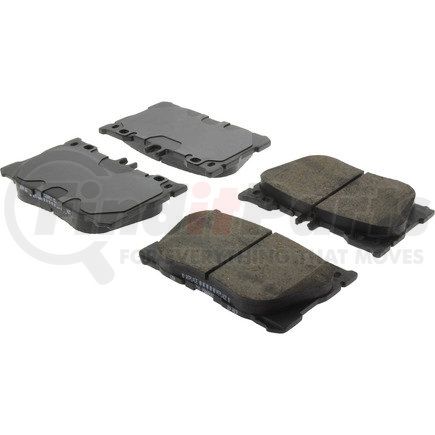 105.18710 by CENTRIC - Posi Quiet Ceramic Brake Pads with Shims