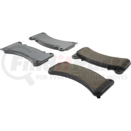 105.19100 by CENTRIC - Posi Quiet Ceramic Brake Pads with Shims