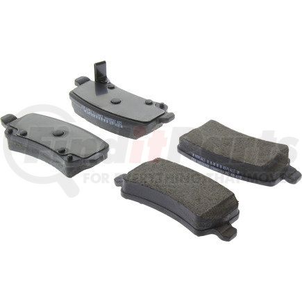 105.2044 by CENTRIC - Posi Quiet Ceramic Brake Pads with Shims